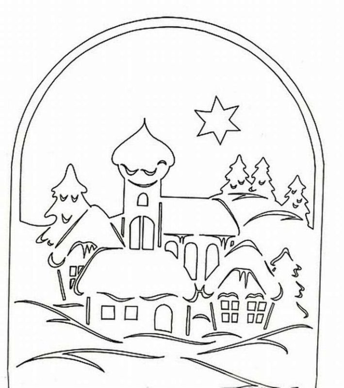 Рождественские вытынанки