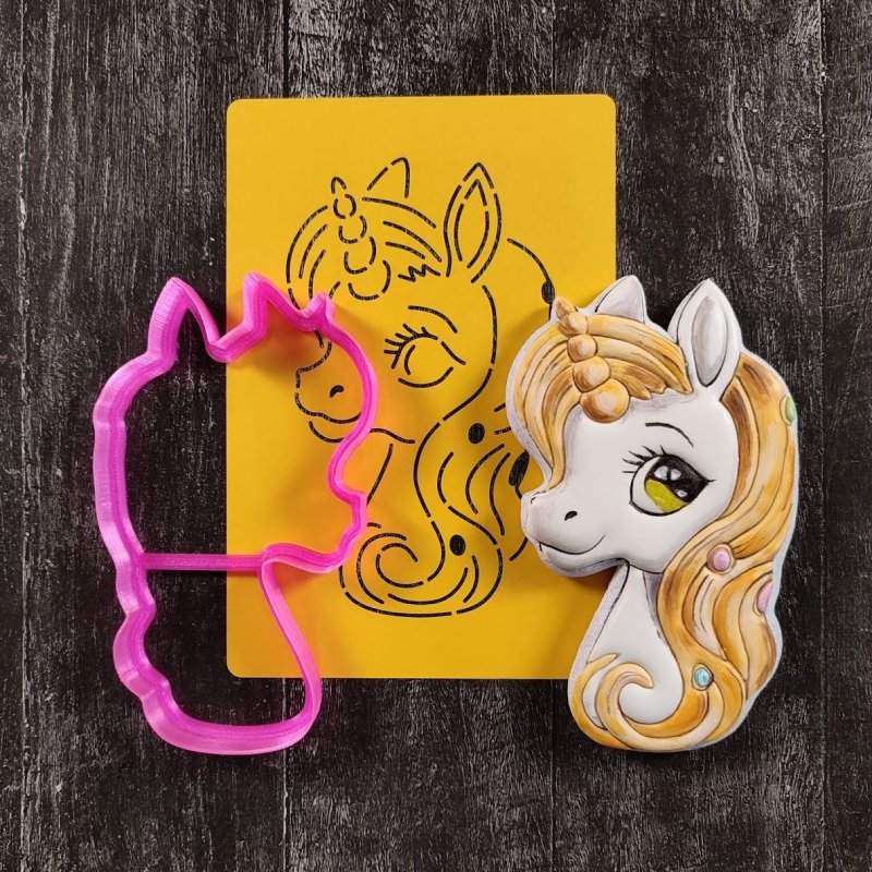 Единорог формочка для пряников
