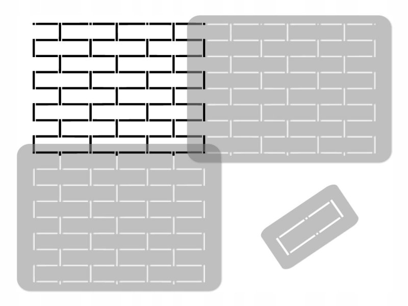 Трафарет для штукатурки под кирпич Леруа