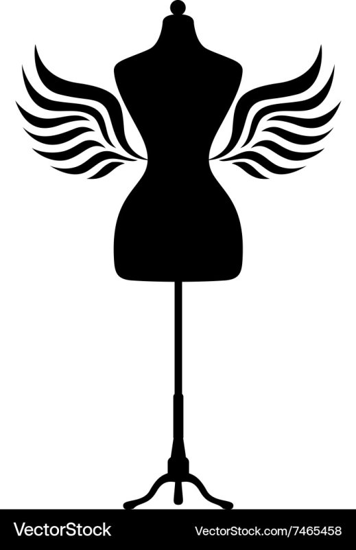 Силуэт манекена для шитья