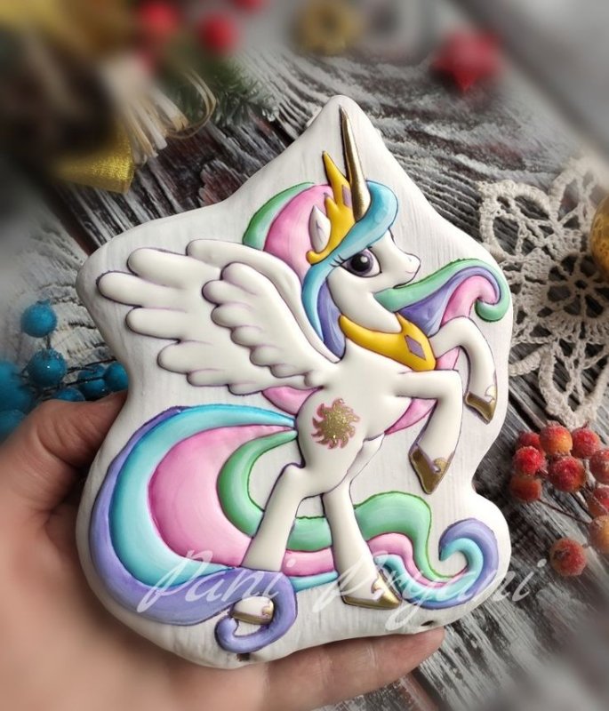 Пряник имбирный "Единорог"