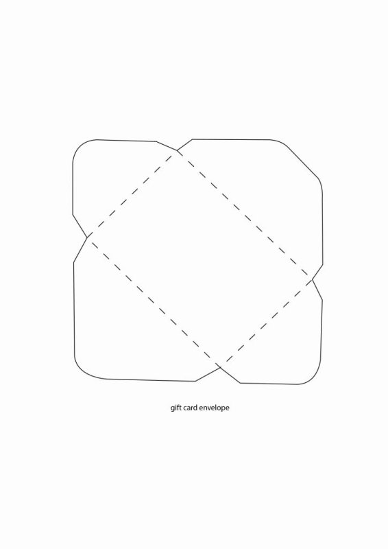 Развертка конверта