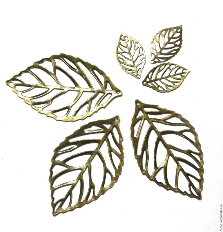 Трафареты листиков для цветов