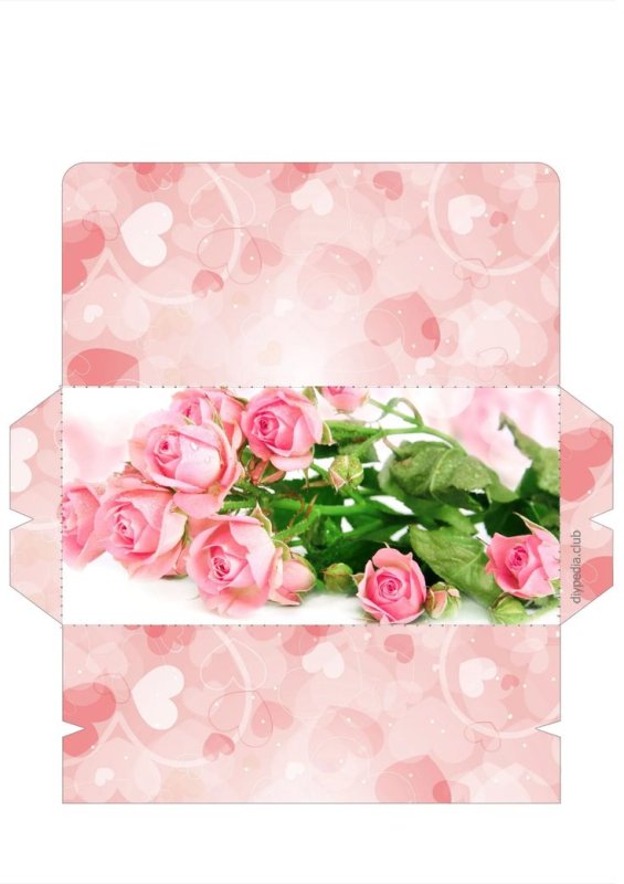 Поздравительный конверт для денег