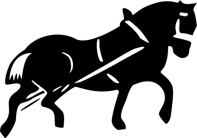Лошадь вектор