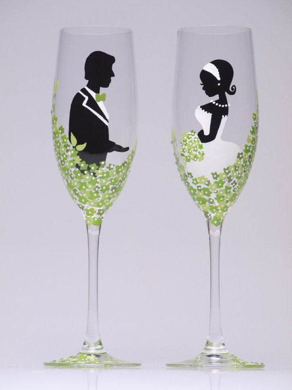 Бокалы для жениха и невесты