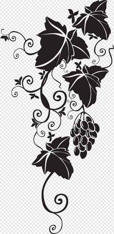 Виноград стилизация