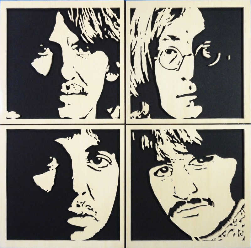 Группа Битлз рисунок