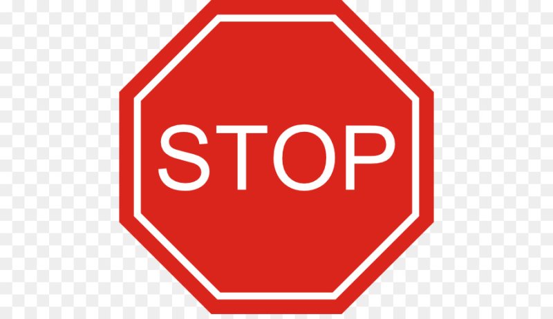 Дорожный знак stop