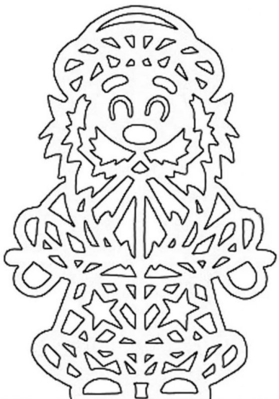 Новогодние вытанки на окна