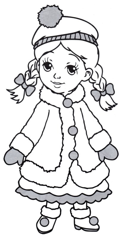 Рисунок Снегурочки