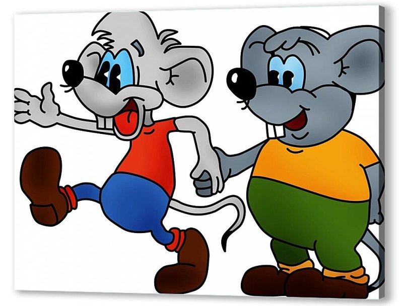 Герои из мультфильма кот Леопольд