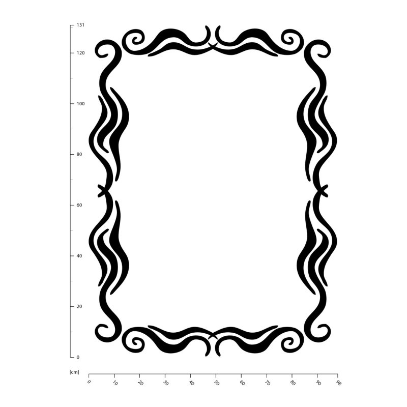 Узор для выжигания рамка