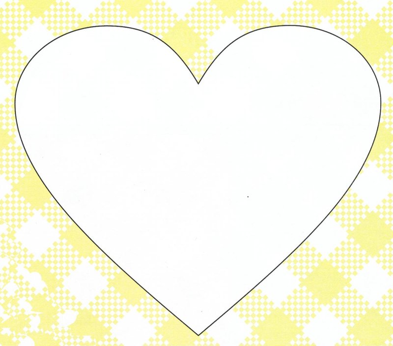 Сердечко шаблон