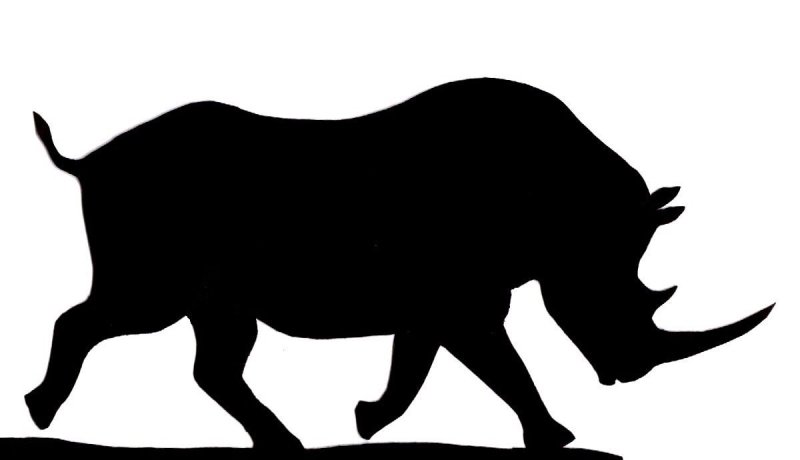 Силуэты животных Африки