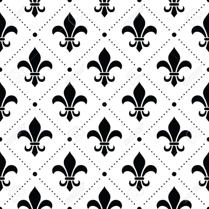 Геральдическая Лилия орнамент