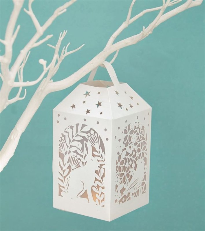 Объемный новогодний фонарик