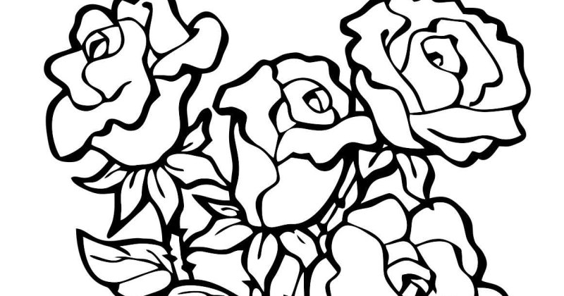 Раскраска цветочек