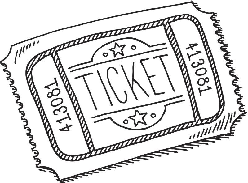 Нарисовать билет