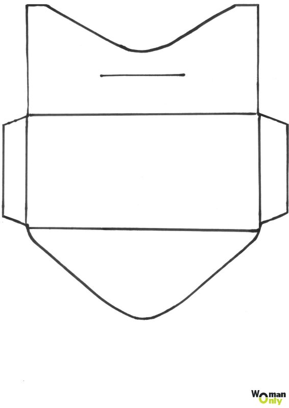 Развертка конверта