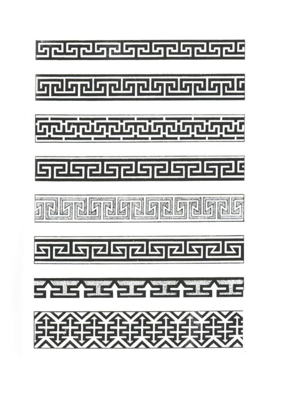 Греческий узор Меандр
