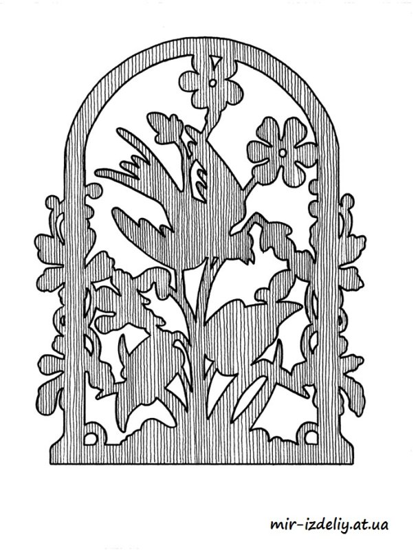 Узоры для выпиливания по дереву