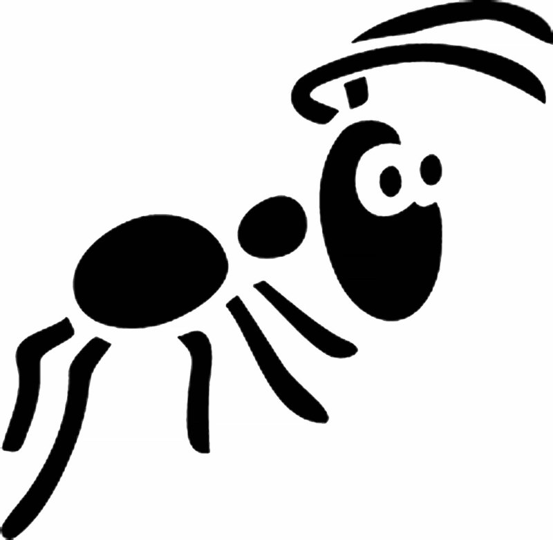 Трафарет "насекомые"