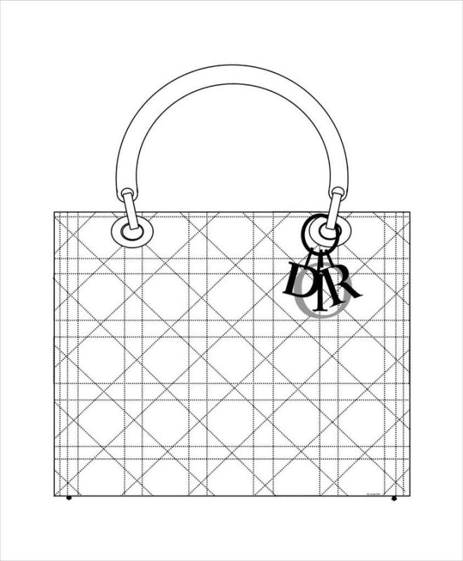 Сумка шоппер Кристиан диор