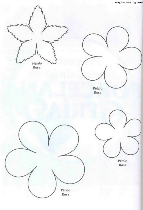 Цветы из фоамирана своими руками схемы шаблоны роза