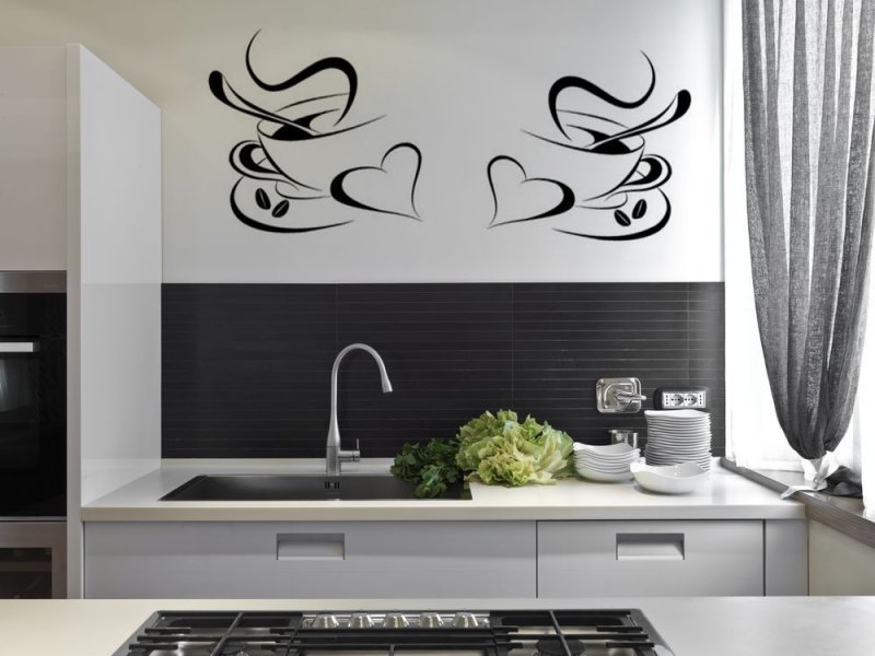 Наклейки на стену на кухню