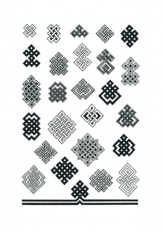 Улзы Бурятский орнамент