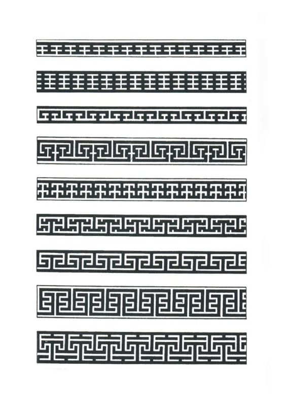 Бурятский орнамент Меандр