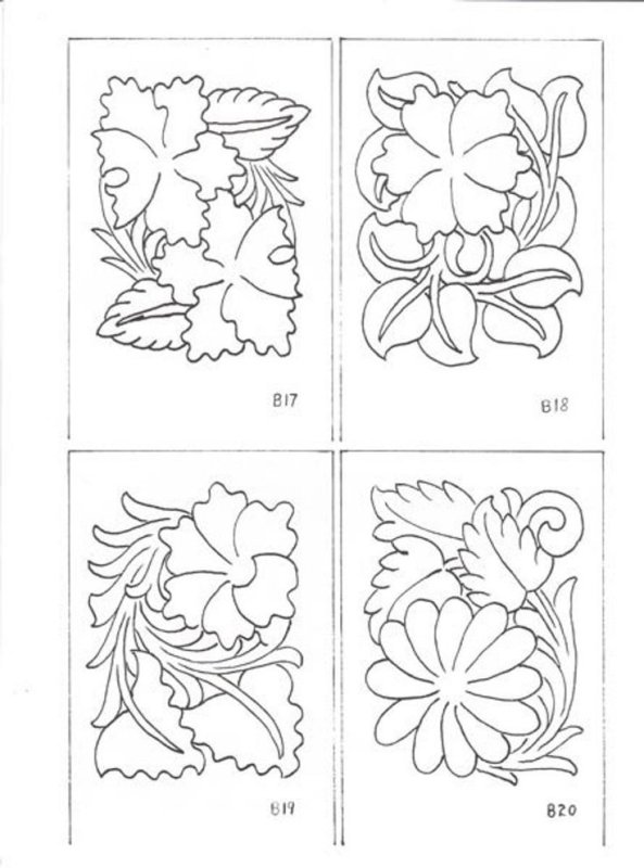 Трафарет для тиснения по фольге