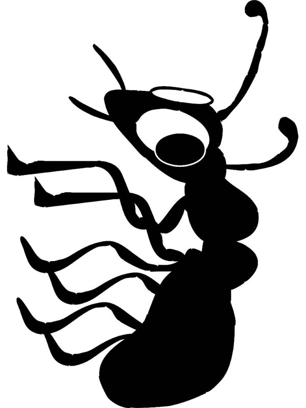 Аппликация муравей