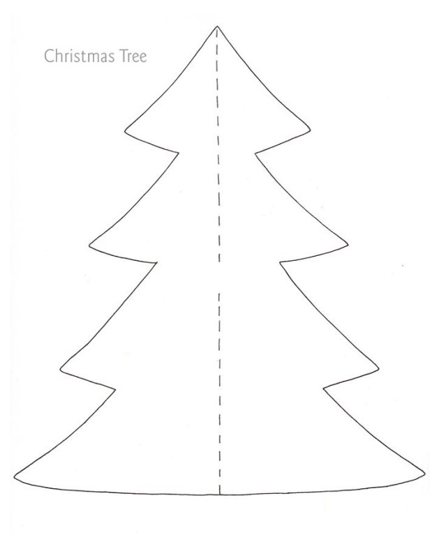 Елочка шаблон