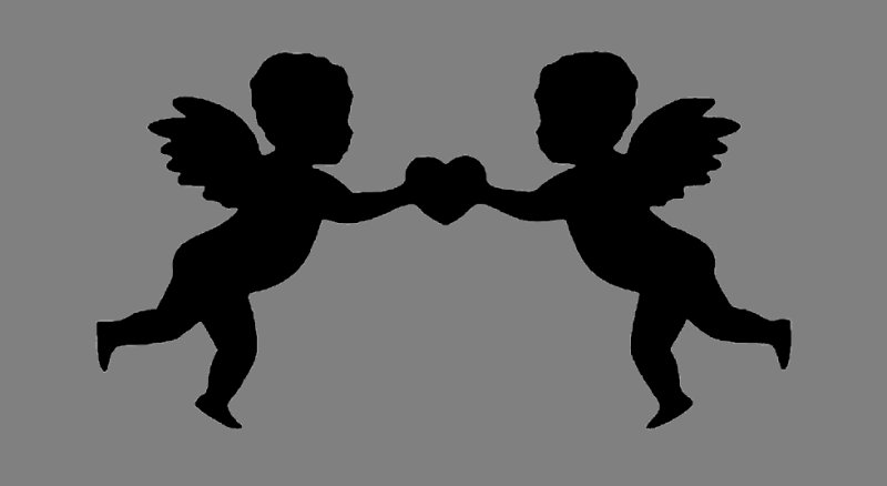 Трафарет "ангелы"