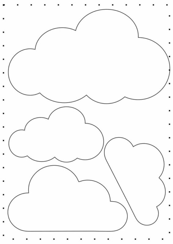 Облачко для вырезания