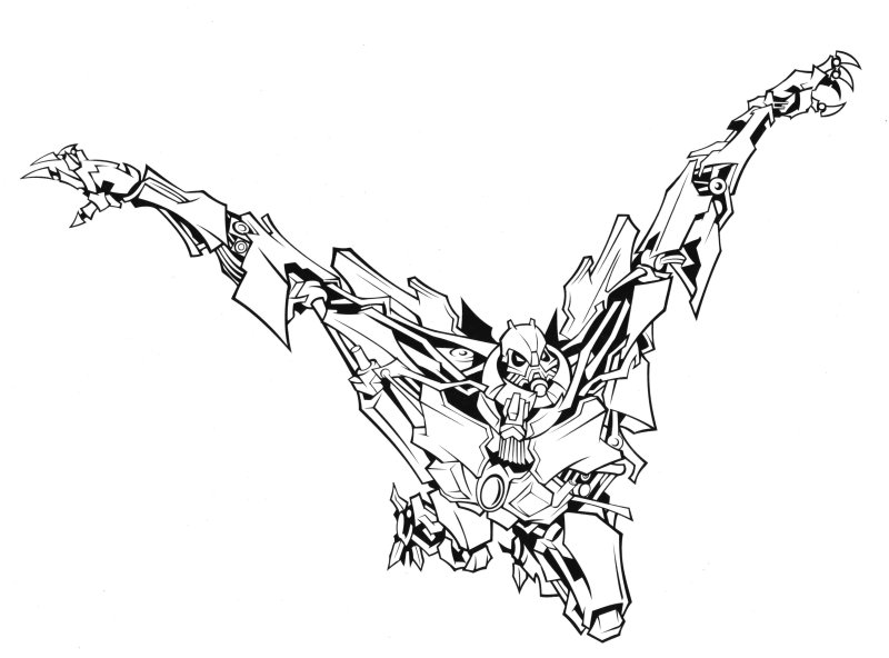 Раскраски трансформеры Баррикейд