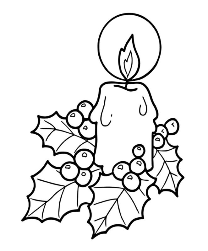 Трафареты для витражных красок новогодние