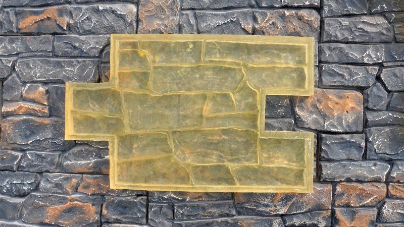 Полиуретановый штамп для печатного бетона