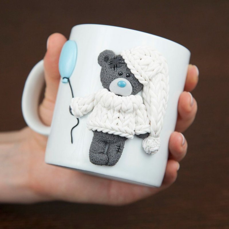 Кружка из полимерной глины