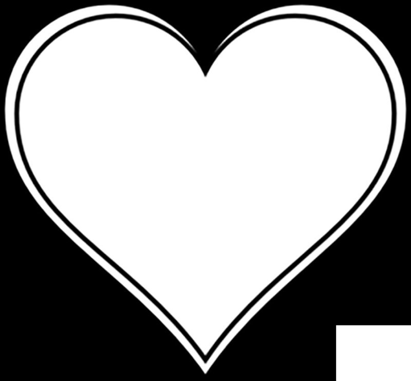 Трафарет сердечки