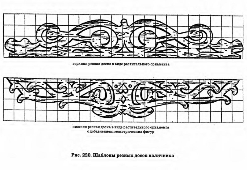 Пропильная домовая резьба чертежи