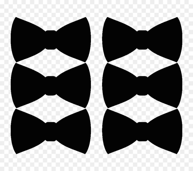 Галстук бабочка для вырезания