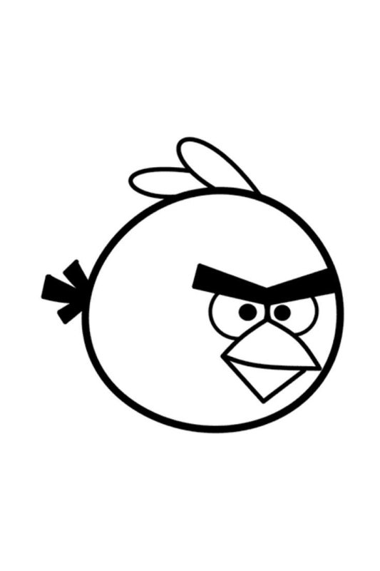 Энгри бердз рисунок