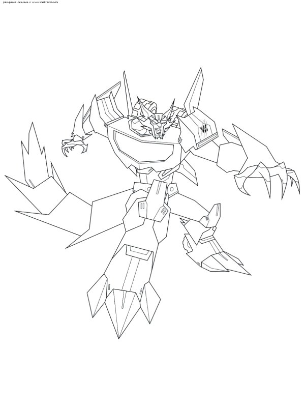 Раскраска Автоботы роботы под прикрытием