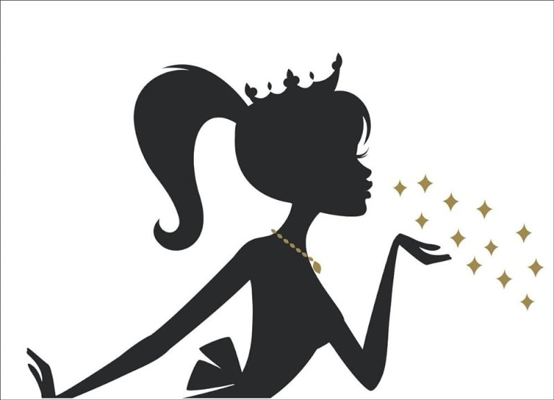 Силуэт принцессы