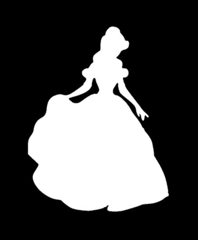 Трафарет платья