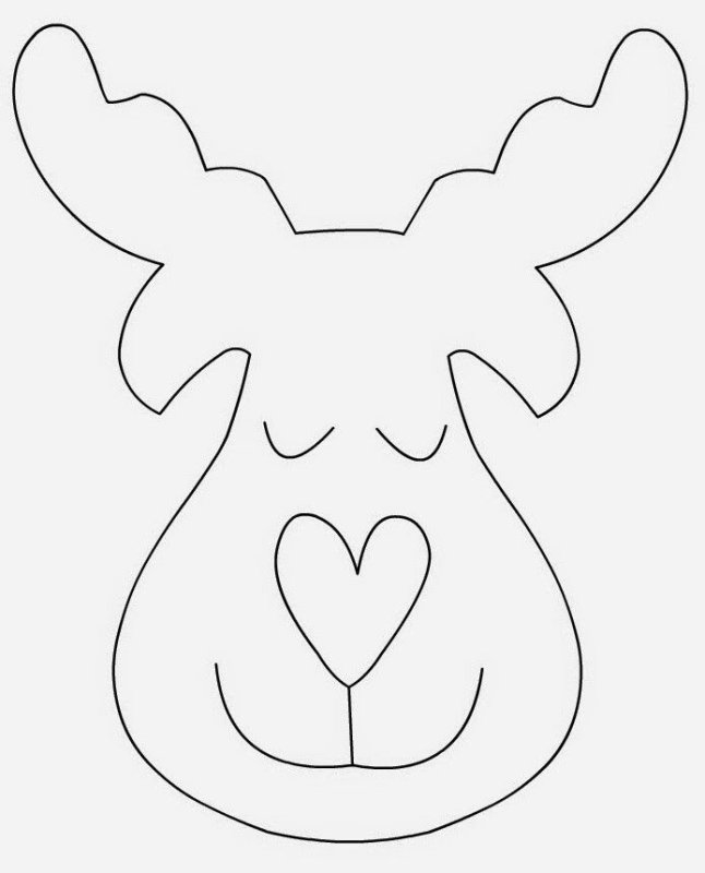 Трафарет игрушки на елку