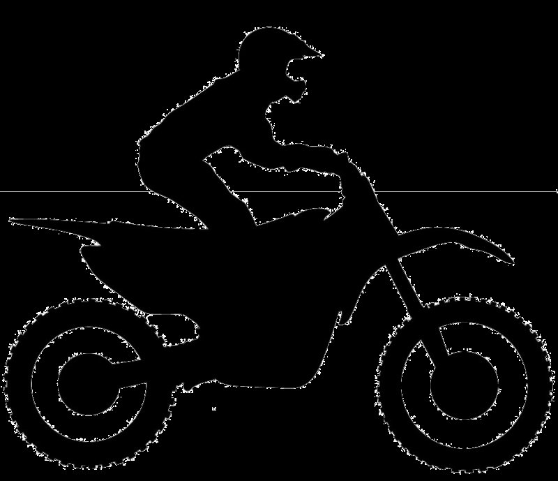 Мотоцикл вектор эндуро кросс